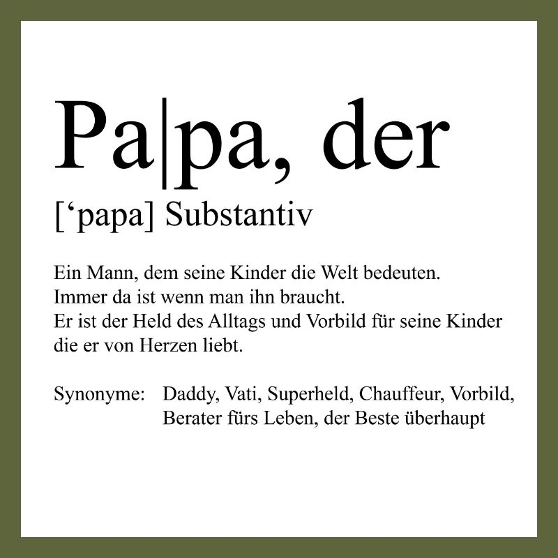 Dad, the