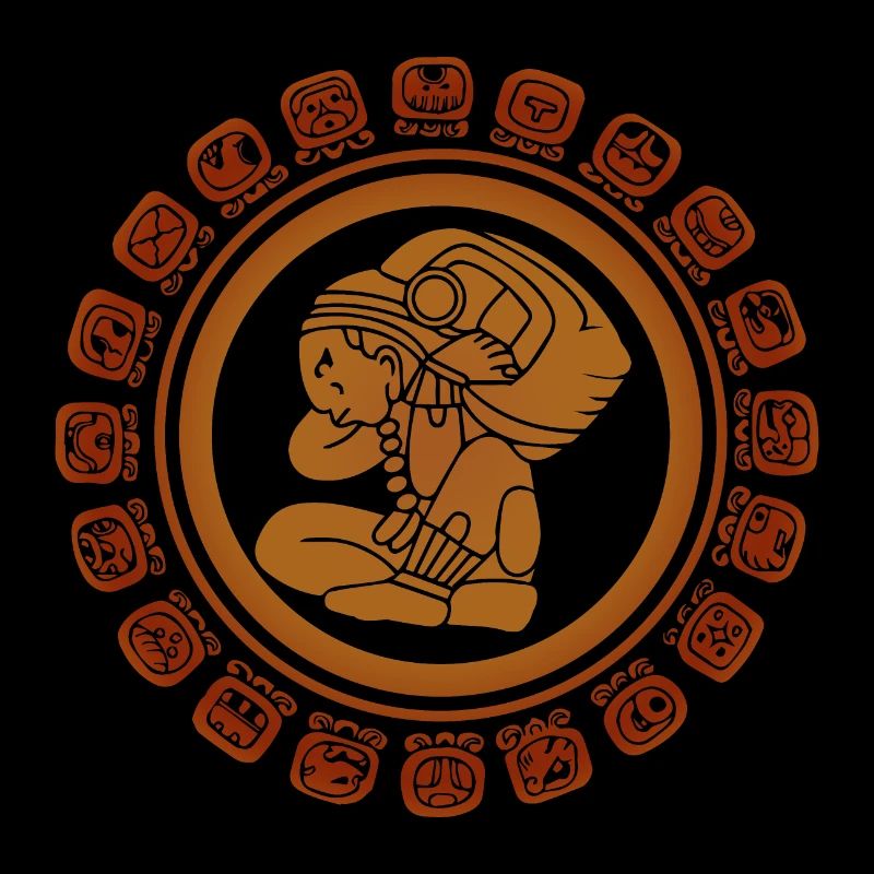 Maya Symbol Maya Kalender Geschenkidee