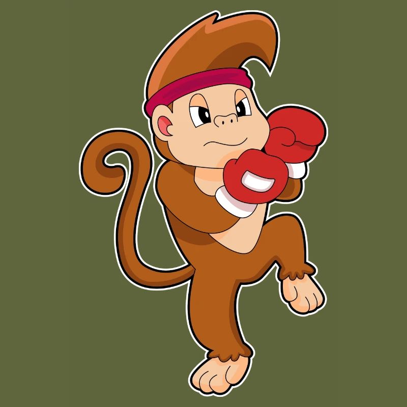Monkey Boxer Boxing Gloves