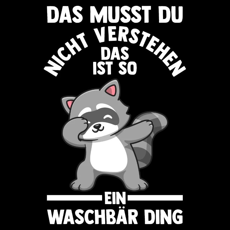 Tiermotiv Waschbär