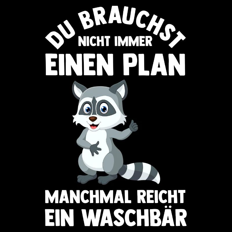 Tiermotiv Waschbär