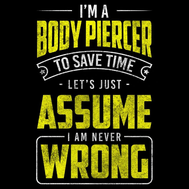 Künstler Kunst Piercingstudio Stecker