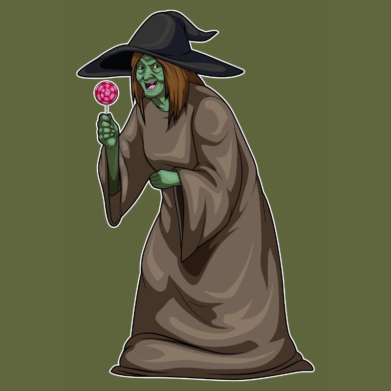 Hexe Halloween Lutscher