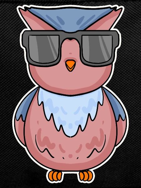 Owl with glasses