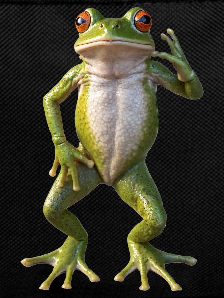 Tanzender Frosch