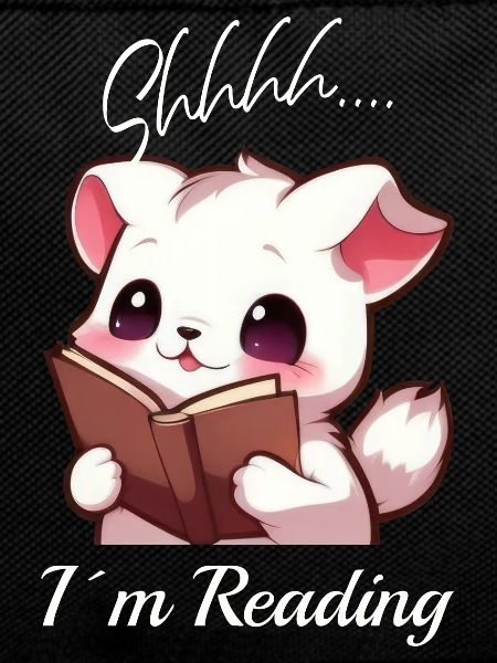 Cat with book