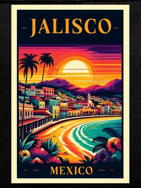 Jalisco Mexico sunset design