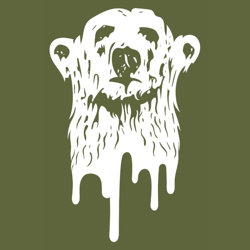 The polar bear melts
