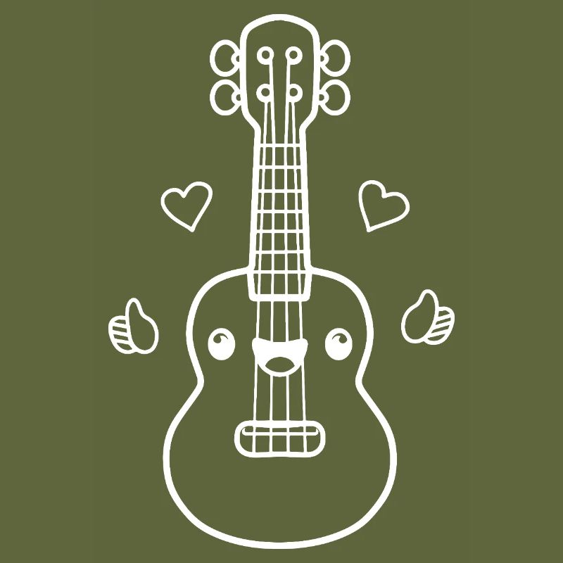 Ukulele Comic Look