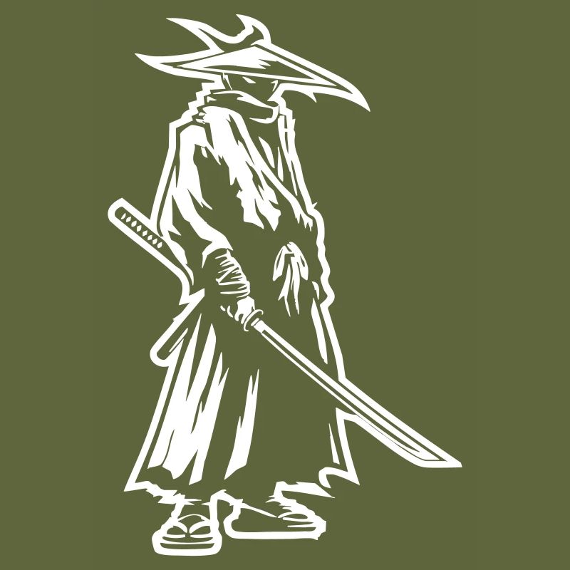 Mystic Samurai with Katana