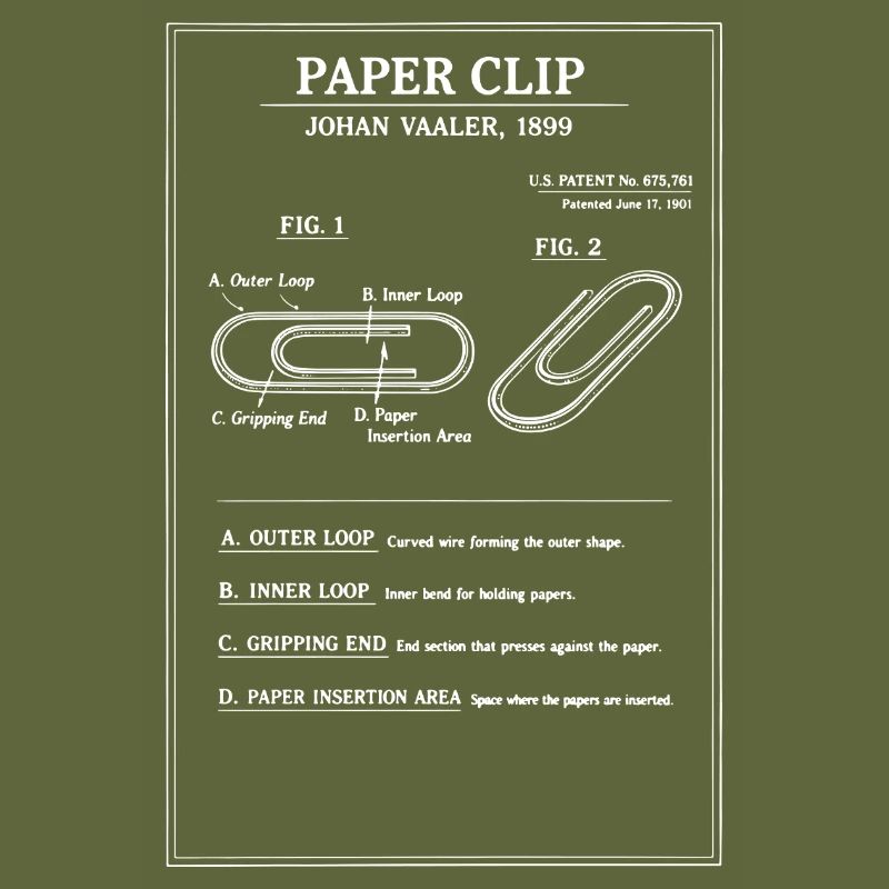 Schéma de plan de brevet pour trombone vintage