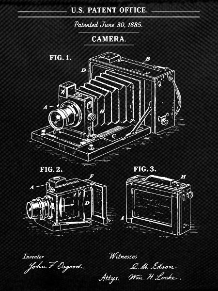 Retro-Patent-Kamera-Diagramm