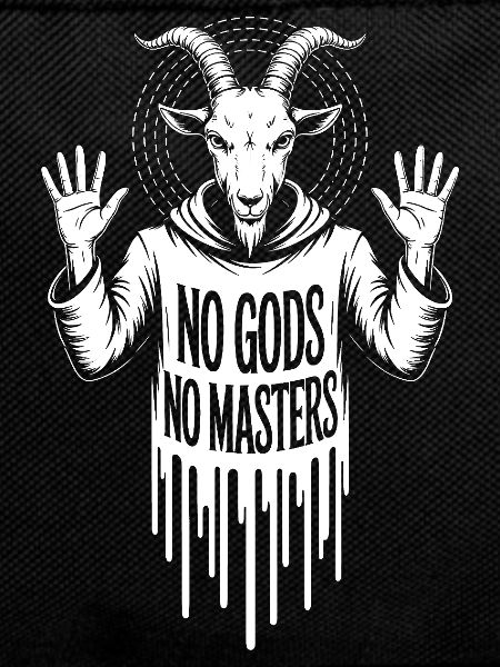 Goat Hooded Rebel Anti Authority