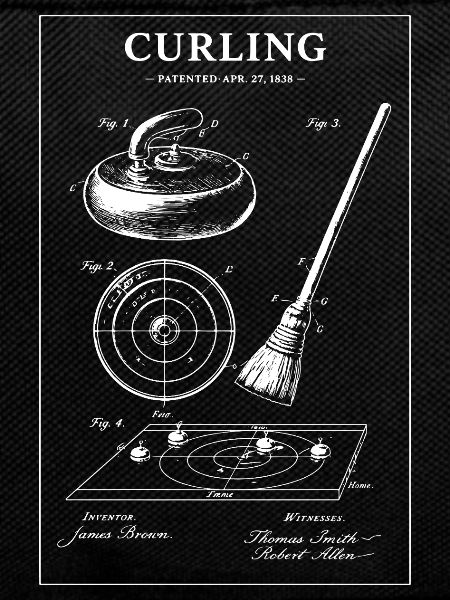 Curling Blueprint-Artwork