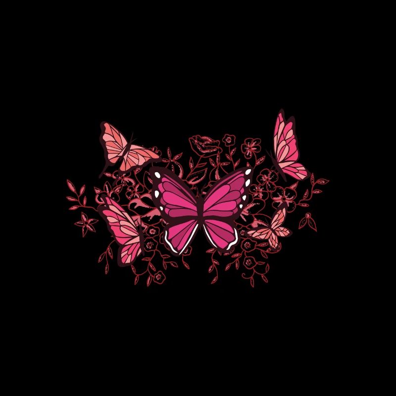 Blumen und Schmetterlinge