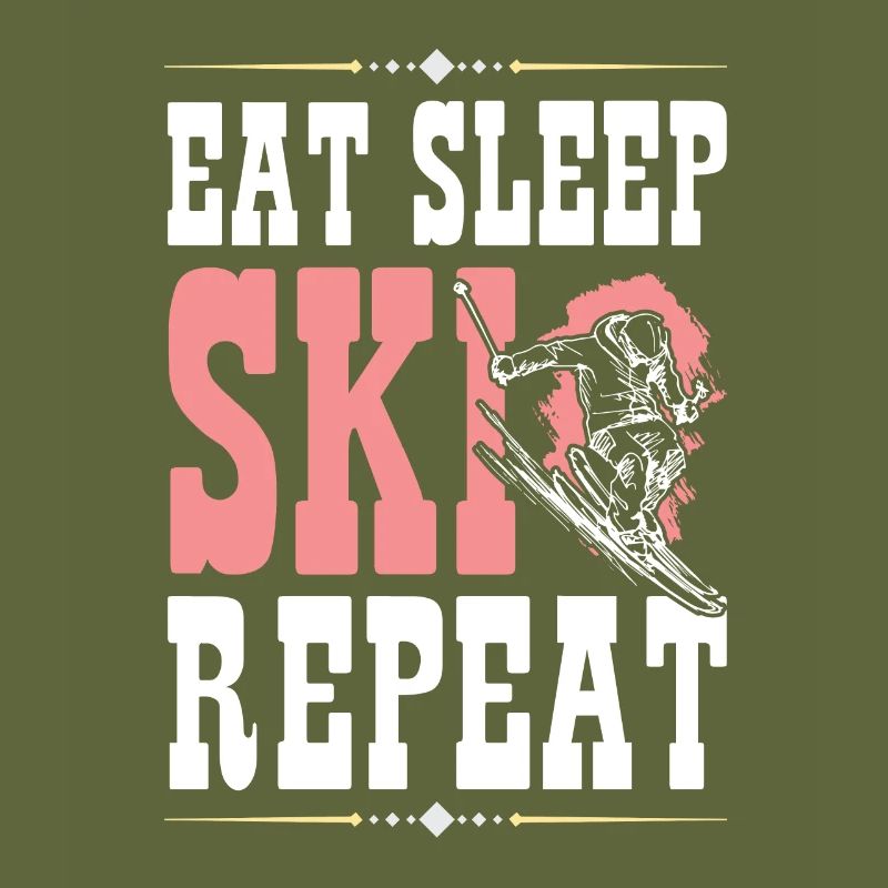 Manger Sleep Ski Répéter