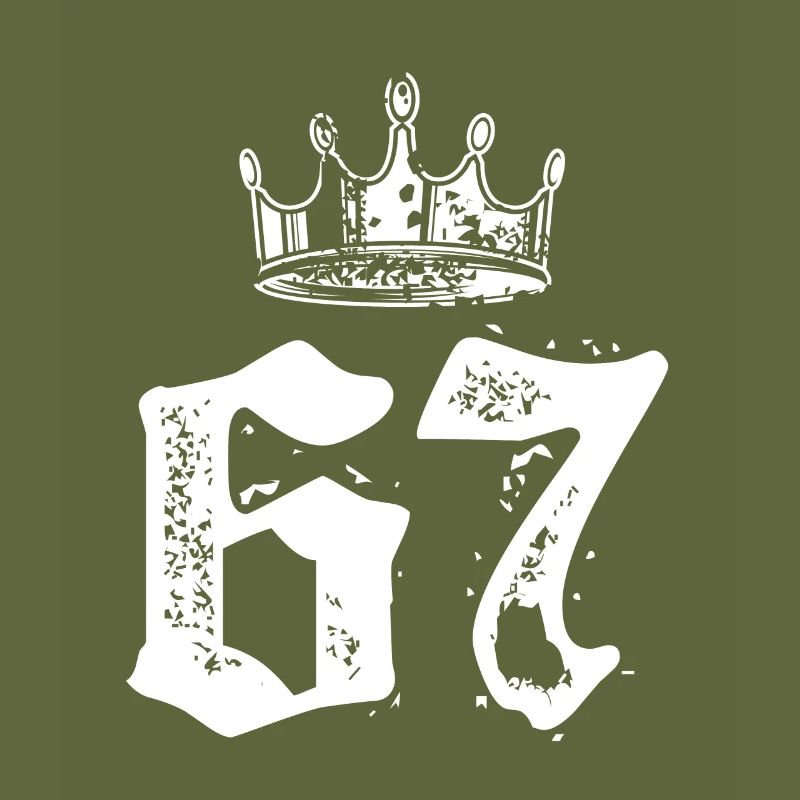 67 Number crown