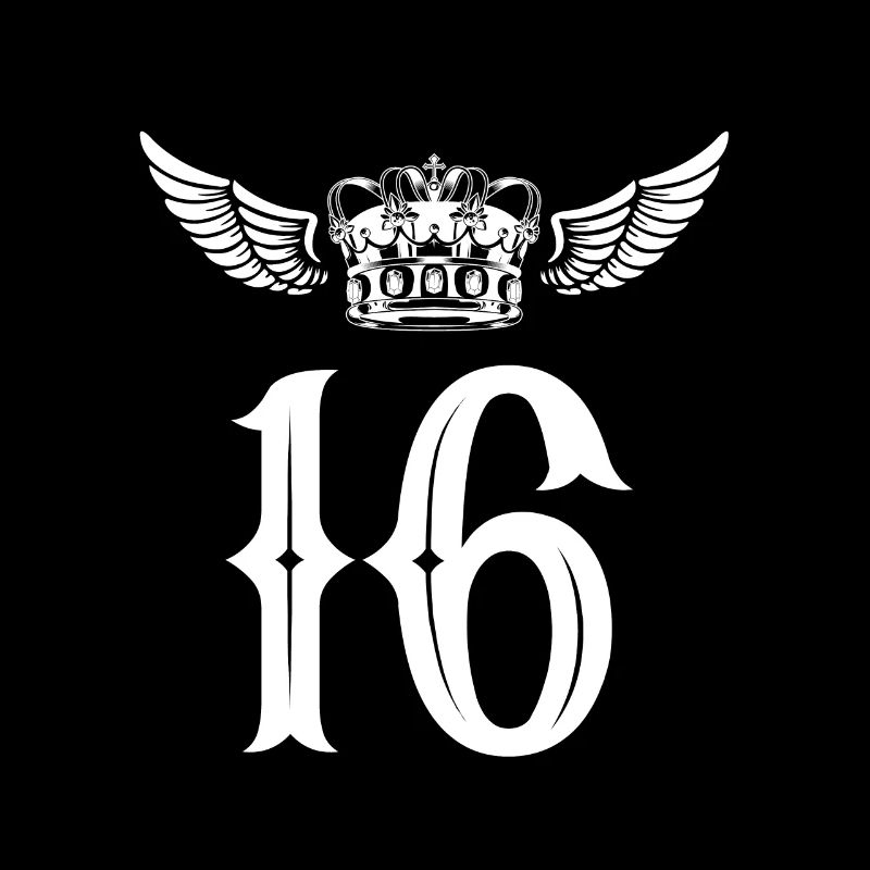 16 Zahl Krone
