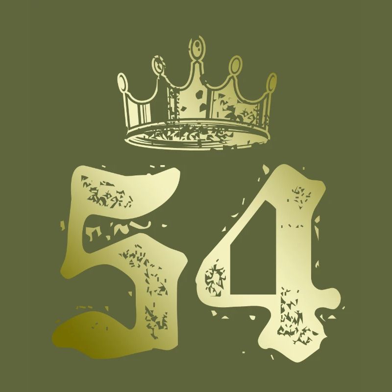 54 Number crown