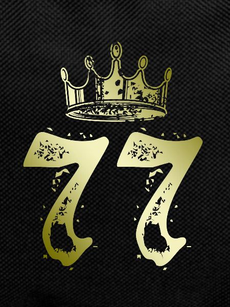 77 Number crown