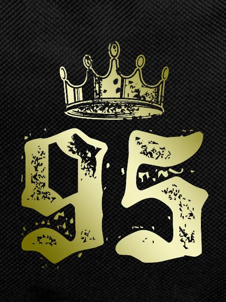 95 Number crown