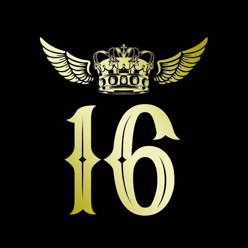 16 Zahl Krone