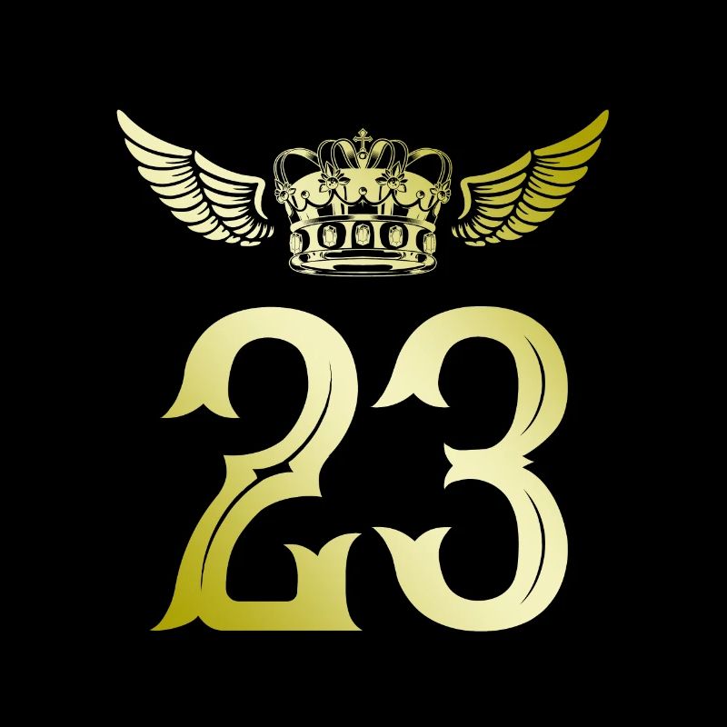 23 Zahl Krone