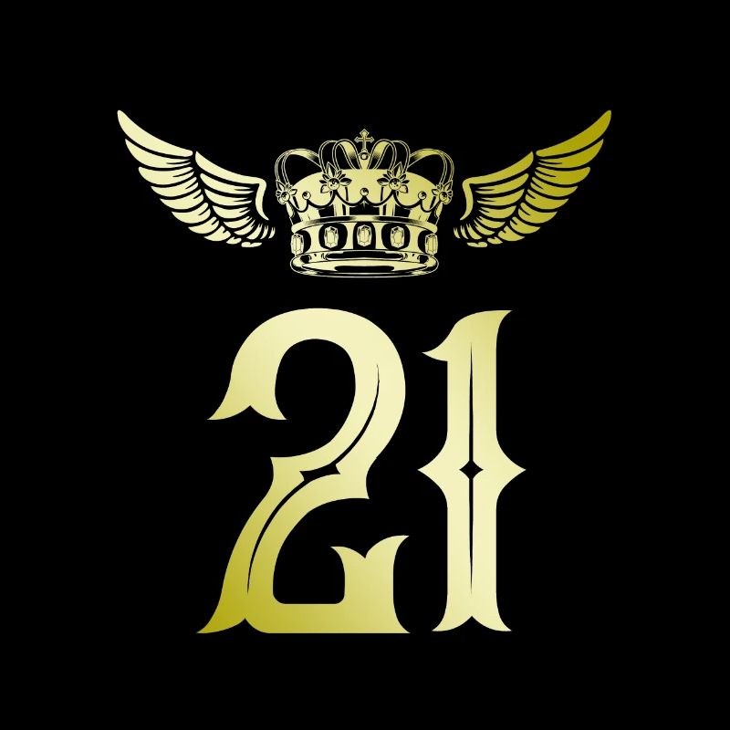 21 Number crown
