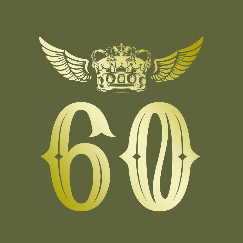 60 Number crown
