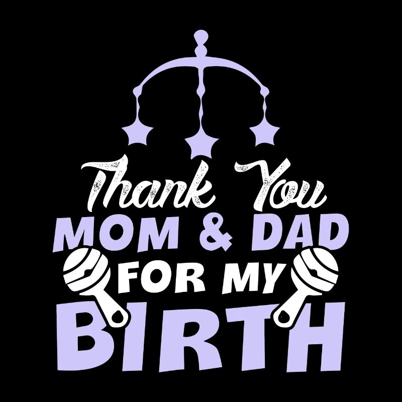 merci maman papa bébé
