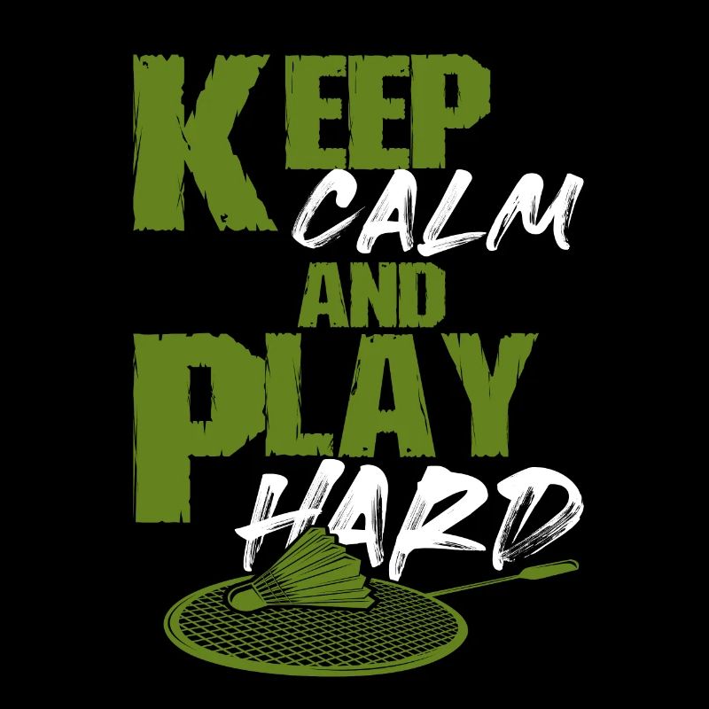 keep calm game badminton