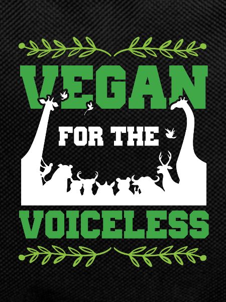 Vegan animal welfare slogan