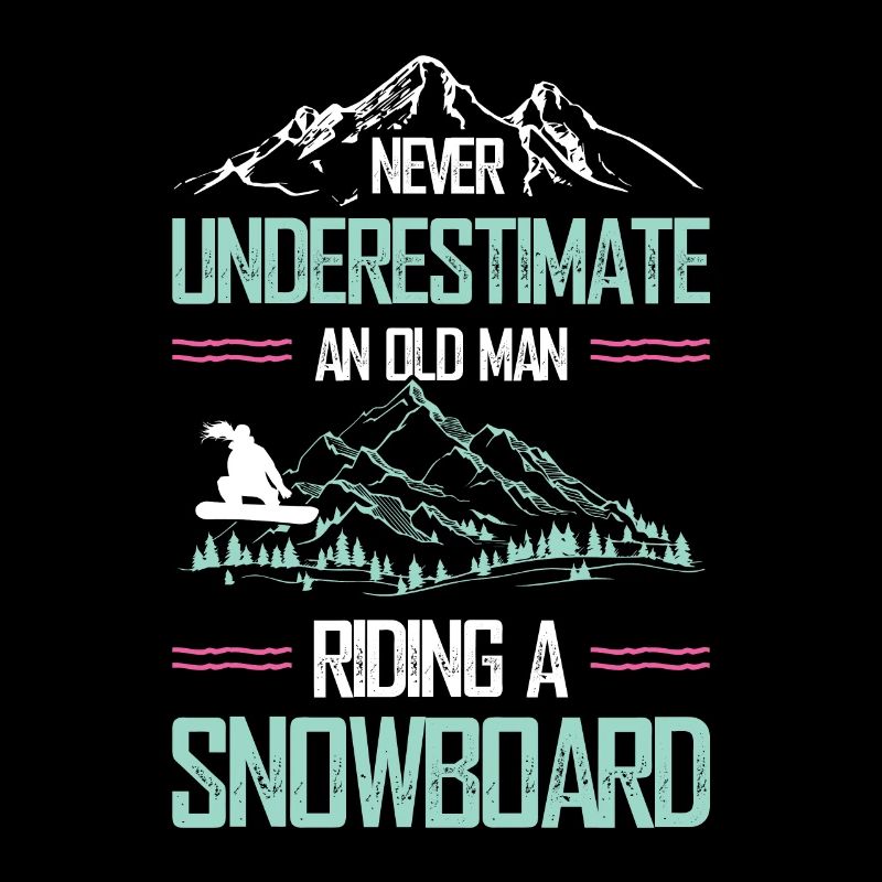 Snowboarder Old Man