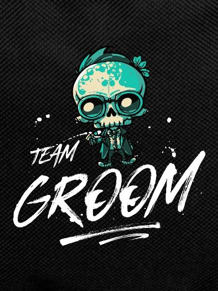 Team Groom Wedding Skeleton