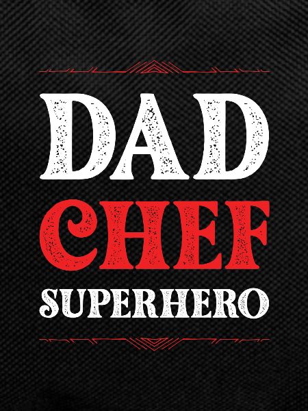 Dad Chef Superheld Papa
