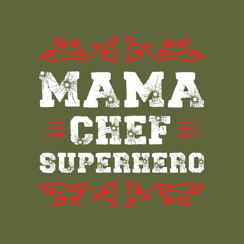 Mama Chef Superheld Mutter