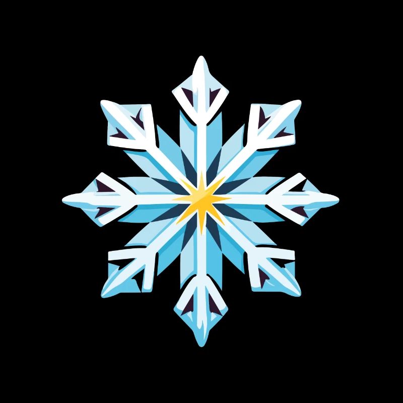 Flocon de neige d’hiver