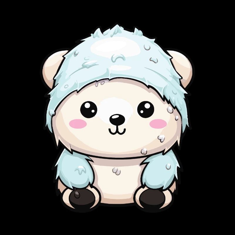 Eisbär Winter Polar Bär Tier Comic