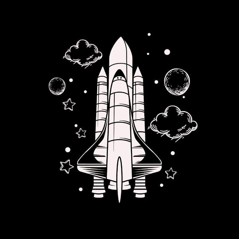 Vaisseau spatial - Astronaute spatial de fusée