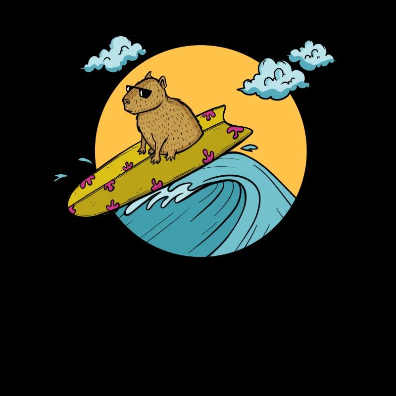 Capybara capybara rongeur