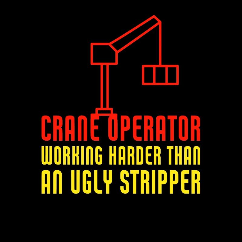 Crane Operator Working Harder Than An Ugly