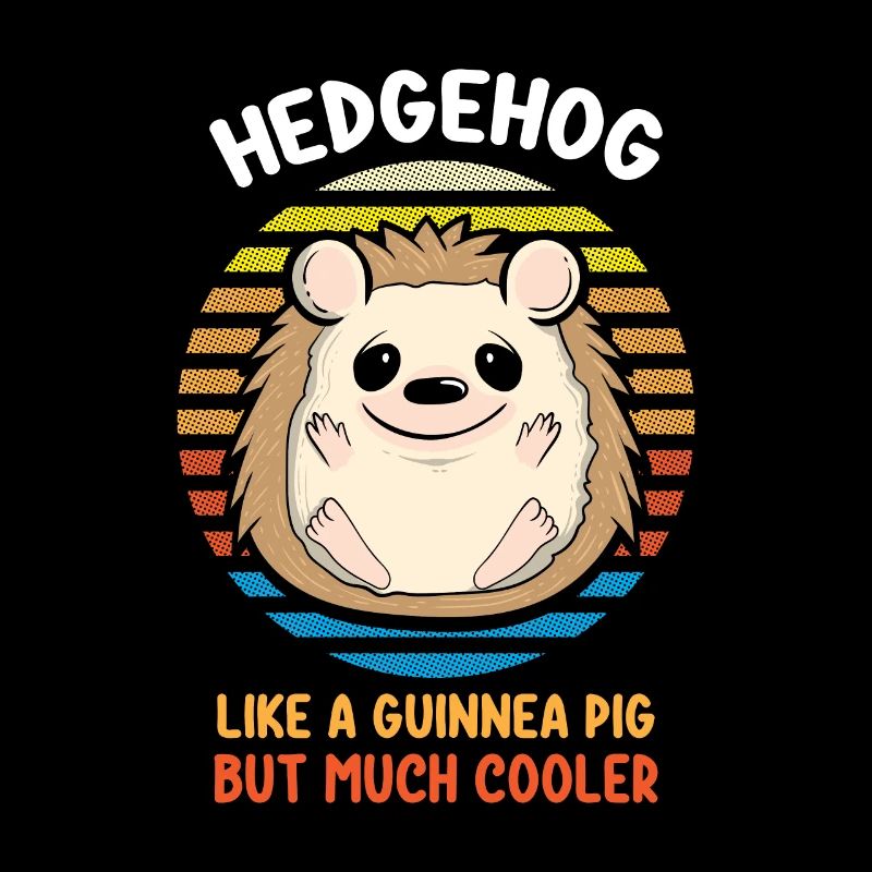 Drôle de hérisson comme un cochon d’Inde mais plus cool