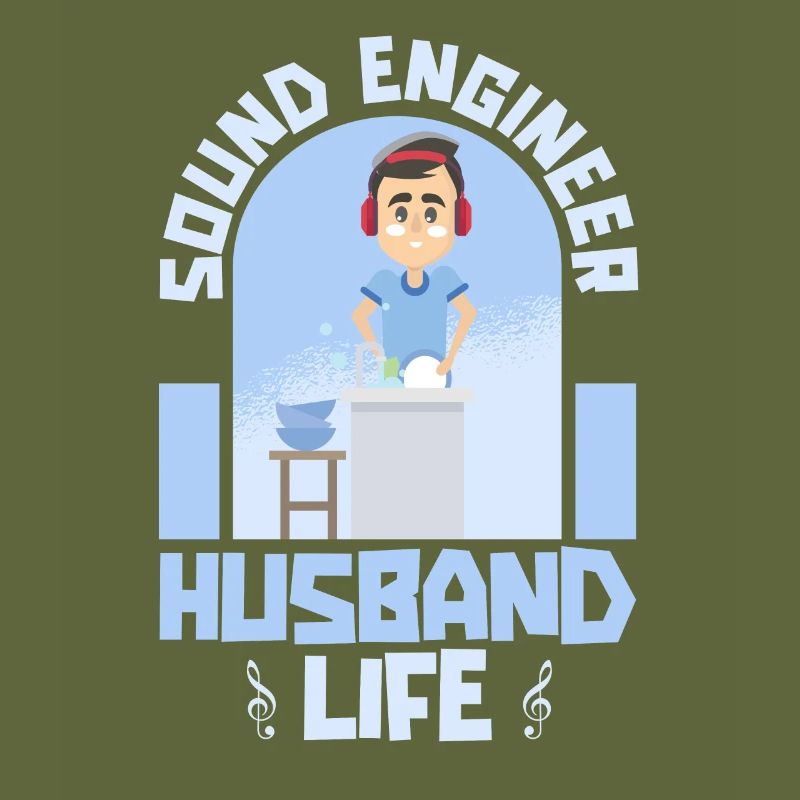 Tontechniker Toningenieur Ehemann