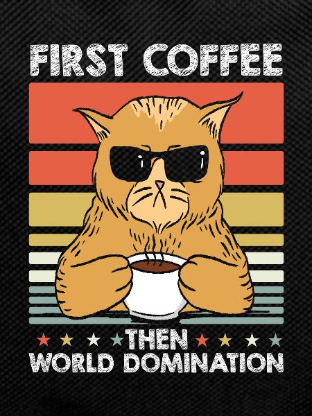Cat Coffee Sunglasses