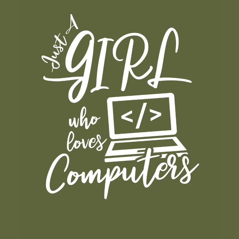 Développeur Coder Programmeur Girl