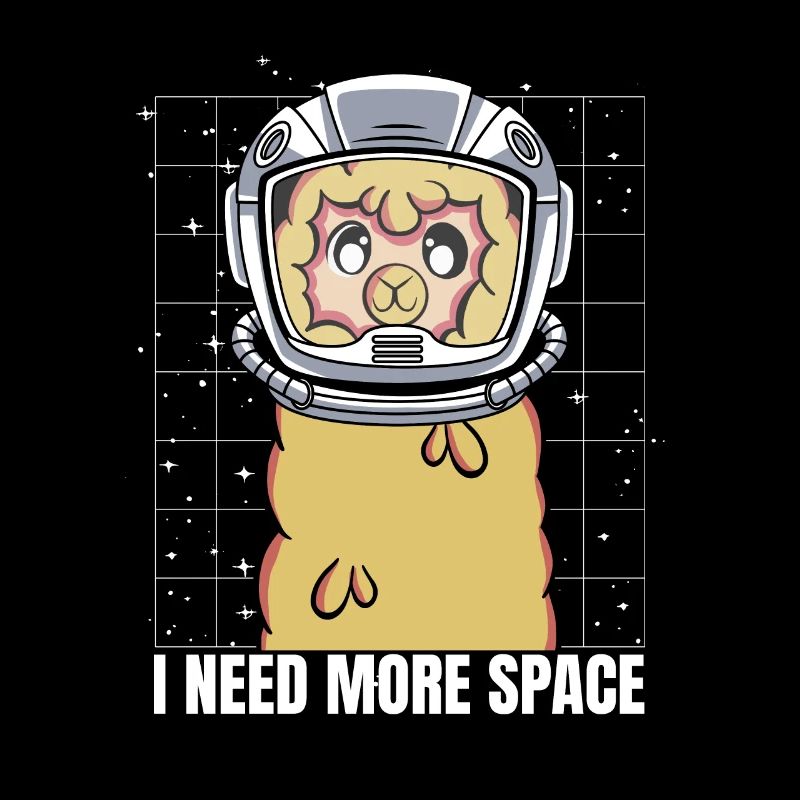 Alpaka Astronaut I Need More Space