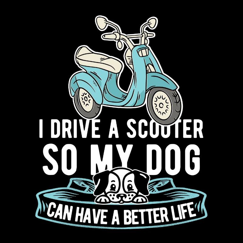 Motorroller Hund