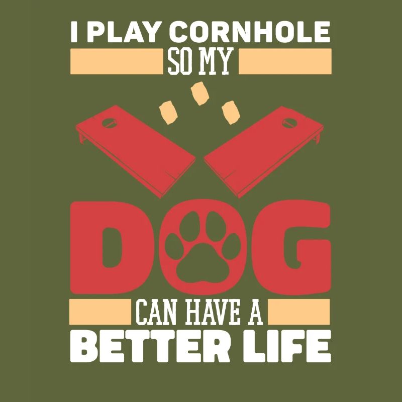 Cornhole Blind Hole Game Dog