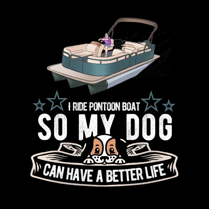 Pontoon boat dog