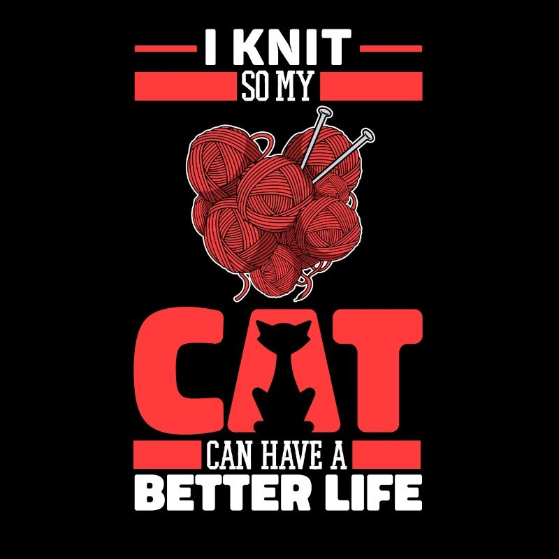 Knitting Cat